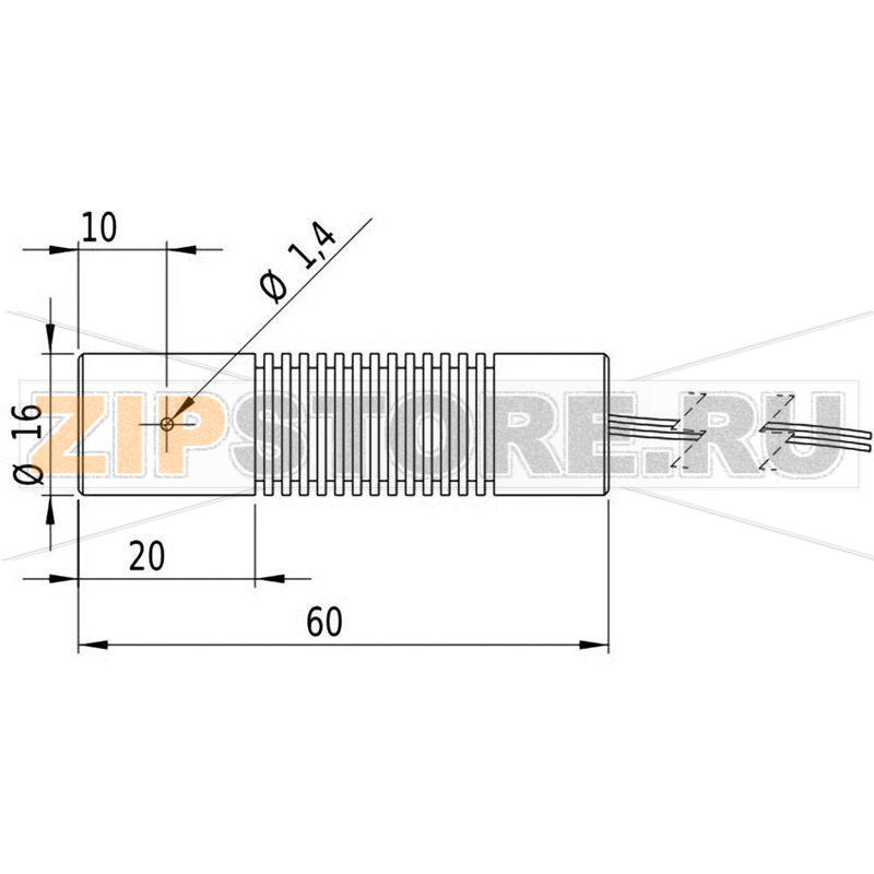 Модуль лазерный, зеленый, 1 МВт Picotronic DD532-1-3(16x60)-AP-C300 