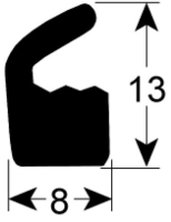 COVER GASKET 8x13 mm