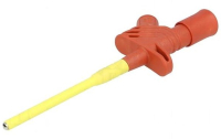 Зажим 2 мм, 6 А, 1 кВ/DC, тип: крючок, красный Hirschmann KLEPS 2900 RT
