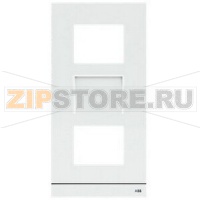 Рамка для станции видеовызова, 1/3, белая ABB 2TMA130160W0002