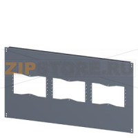 SIVACON, base, with cutouts for flanges, IPXX, T: 600 mm, W: 900 mm, zinc-plated Siemens 8MF1096-2UB52-0