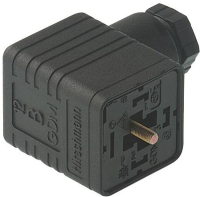 Разъем питания прямоугольный, 2+PE Hirschmann GDM 2009 J BLACK