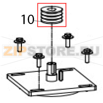 Small triangular belt pulley Hurakan HKN-20SN Small triangular belt pulley Hurakan HKN-20SNЗапчасть на деталировке под номером: 10