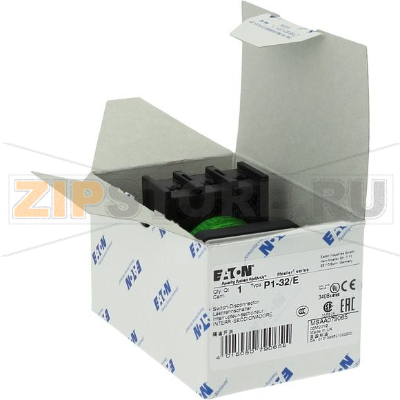 Переключатель вкл/выкл, P1, 32 A, 3-полюсн Eaton P1-32/E 