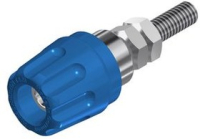 Разъем 4 мм, 16 А, 30 В, синий Hirschmann PK 10 A BLUE