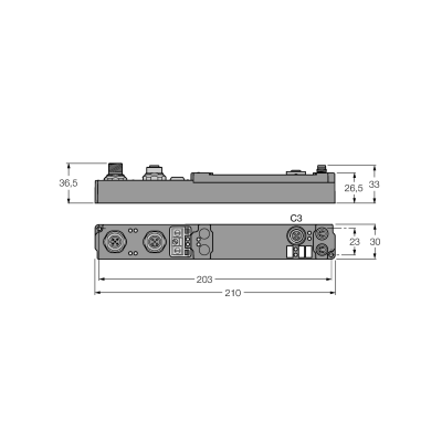 Модуль автономный для PROFIBUS-DP Turck SDPB-10S-1003 