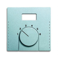 Накладка для терморегулятора, серебристый алюминий ABB 2CKA001710A3697