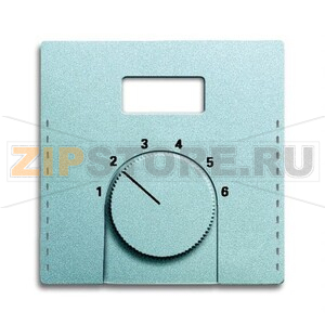 Накладка для терморегулятора, серебристый алюминий ABB 2CKA001710A3697 