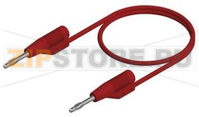 Провод тестовый 0.5 м, красный Hirschmann MVLF WS 2/50 RT 