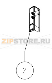 Staffa supporto magnete oblo RC/LM 14/18/23  Imesa LM 14                                      Staffa supporto magnete oblo RC/LM 14/18/23 Imesa LM 14Запчасть на сборочном чертеже под номером: 2Название запчасти на итальянском языке: Staffa supporto magnete oblo RC/LM 14/18/23 Imesa LM 14