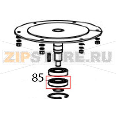 Bearing Hurakan HKN-20SN2V Bearing Hurakan HKN-20SN2VЗапчасть на деталировке под номером: 85