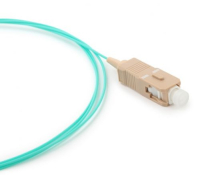 Hyperline FPT-B9-503-SC/PR-1M-LSZH-AQ (FPT9-503-SC-10G-1M) Пигтейл волоконно-оптический MM 50/125(OM3), SC, 1 м, LSZH