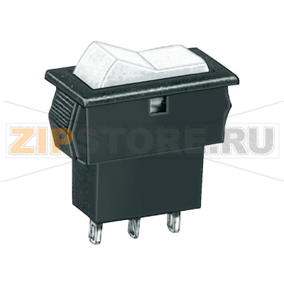 Переключатель клавишный 20 В/DC/AC, 0.02 А, 1 x вкл/выкл/вкл, 1 шт APEM AS39S0000 
