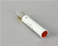 IND LIGHT; 3/8 DIA, 250V NEON, 0.187