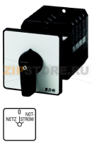 Переключатель, контакты: 8, 63 A, 45°, с фиксацией Eaton T5B-4-41/Z