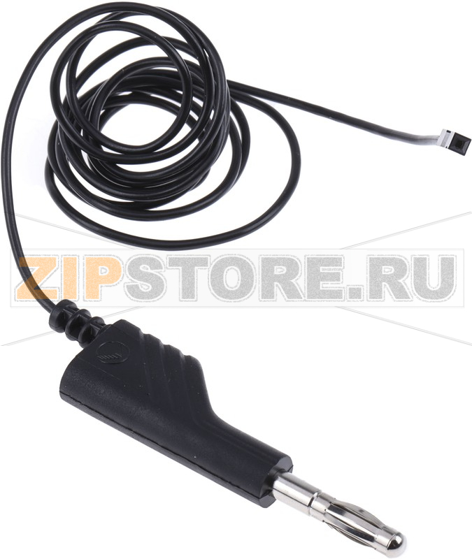 Провод испытательный 1 м, 3 A, 60 В/DC, черный Hirschmann 934160100 