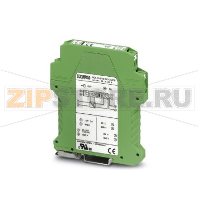 Конфигурируемый разделительный усилитель с гальванической развязкой трех цепей Phoenix Contact MCR-FL-C-UI-UI-B-DCI-24/230 биполярное исполнение, диапазон нормированных сигналов +/-20 мА или +/-10 В.Минимальный заказ: 5 шт.Упаковка: 5 шт.