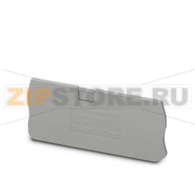 Концевая крышка Phoenix Contact D-ST 2,5-QUATTRO Длина: 72 мм, Ширина: 2,2 мм, Высота: 36,5 мм, Цвет: cерый.Минимальный заказ: 50 шт.Упаковка: 50 шт.