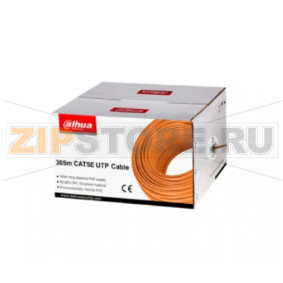Кабель 305 м, UTP, Cat.5e, PoE Dahua DH-PFM920I-5EU-U 