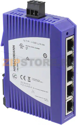 Коммутатор 1 Гб/с, RJ45, 5 портов Hirschmann SPIDER-SL-40-05T1999999SY9HHHH 