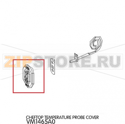 Cheftop temperature probe cover Unox XVC 705 Cheftop temperature probe cover Unox XVC 705Запчасть на деталировке под номером: 98Название запчасти на английском языке: Cheftop temperature probe cover Unox XVC 705