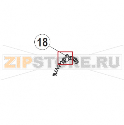 Clamp Hobart UXT-10A                                    Clamp Hobart UXT-10AЗапчасть на сборочном чертеже под номером: 18Название запчасти на немецком языке языке: Clamp Hobart UXT-10A