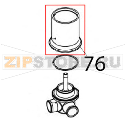 Corpo fisso plastica Vortmax DDM 660 Corpo fisso plastica Vortmax DDM 660Запчасть на деталировке под номером: 76