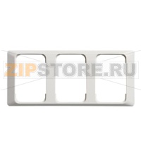 Рамка трехместная, белая ABB 2TKA000821G1