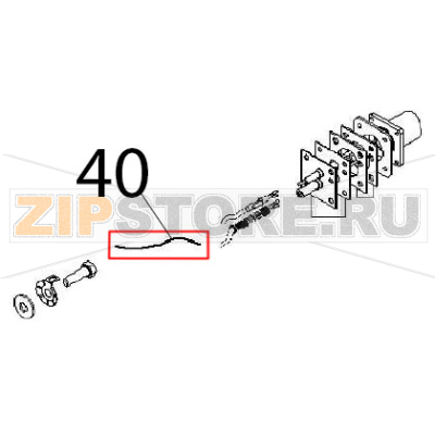 Ionisation cable 350 mm Angelo Po FC1011G Ionisation cable 350 mm Angelo Po FC1011GЗапчасть на деталировке под номером: 40