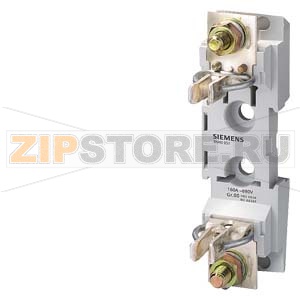 ОСНОВАНИЕ ПЛАВКОЙ ВСТАВКИ Uном.=690В, Iном.=160А, ТИПОРАЗМЕР 00, 1-ПОЛЮСН. ПЛОСКИЙ ЗАЖИМ, ВИНТ Siemens 3NH3051 