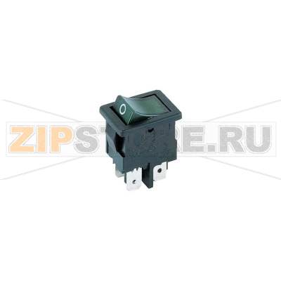 Переключатель клавишный 250 В/AC, 4 А, 2 x выкл/вкл, 1 шт Marquardt 1855.0108 
