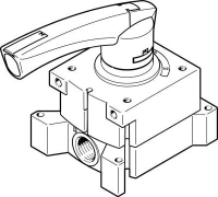 Распределитель с ручным управлением Festo VHER-P-H-B43C-G12