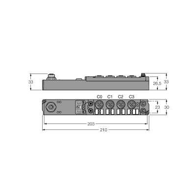 Модуль ввода/вывода для PROFINET Turck SPNL-0404D-0004 