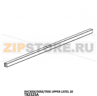Upper listel 20 Unox XVC 305E Upper listel 20 Unox XVC 305EЗапчасть на деталировке под номером: 16Название запчасти на английском языке: Upper listel 20 Unox XVC 305E