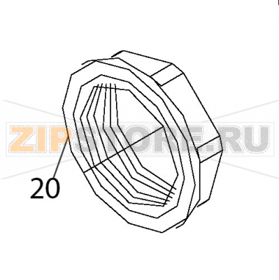 Wall bushing nut Fagor AD-90 DD Wall bushing nut Fagor AD-90 DDЗапчасть на деталировке под номером: 20Название запчасти Fagor на английском языке: Wall bushing nut AD-90 DD.