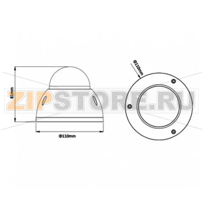 IP-камера Dahua DH-IPC-HDBW1200E-S-0280B 