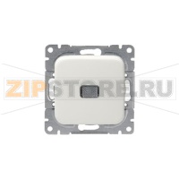 Кнопка одноклавишная 10 А, 250 В, белая ABB 2TKA000239G1