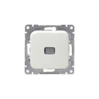 Кнопка одноклавишная 10 А, 250 В, белая ABB 2TKA000239G1