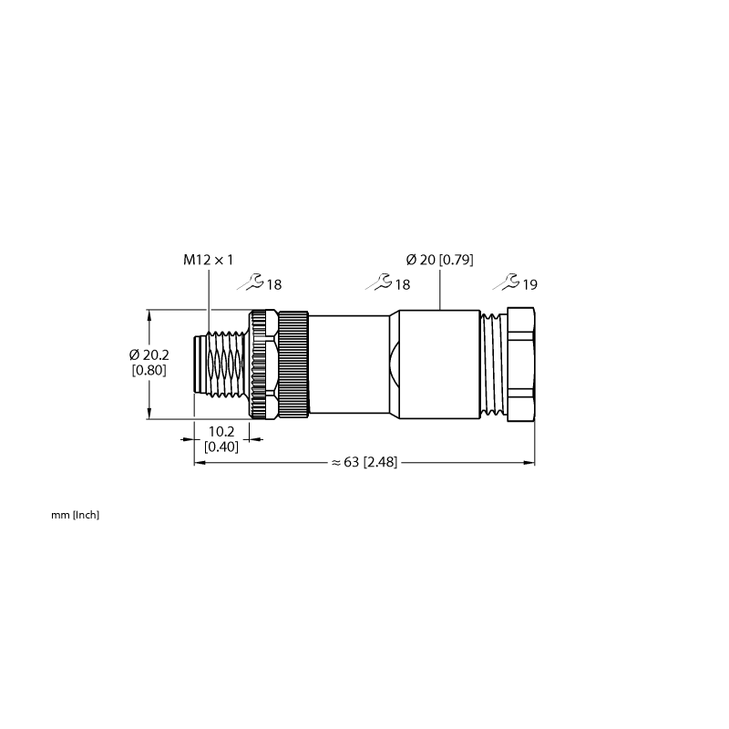 Разъем разборный Turck FW-ERSPM0414-PT-S-0810 