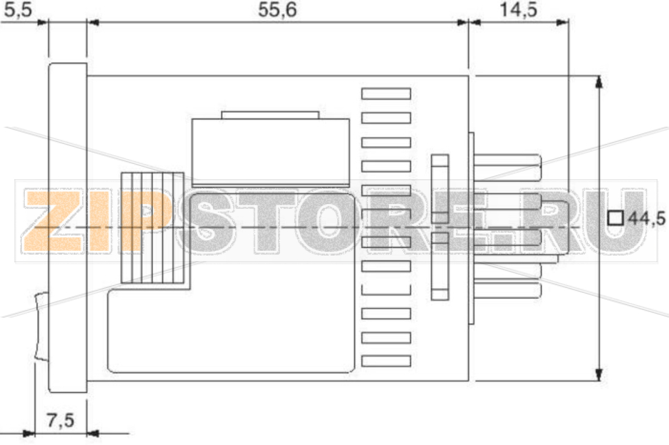 Реле времени цифровое 12 В/DC, 24 В/DC, 0.01 с-9999 ч, 1 шт Panasonic LT4HW24J 