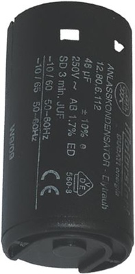 КОНДЕНСАТОР 48 МКФ 250 В 50/60 ГЦ 
