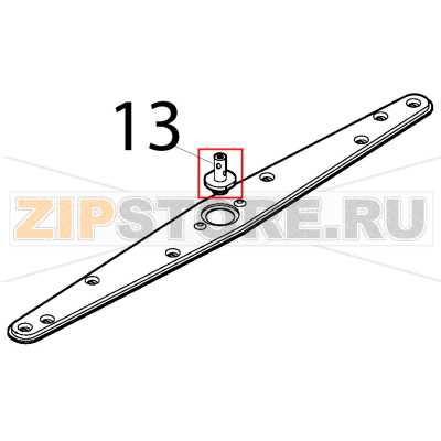 Rinse pin Silanos E1000 Rinse pin Silanos E1000Запчасть на деталировке под номером: 13