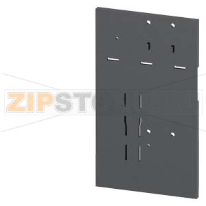 АДАПТЕР ДЛЯ DIN-РЕЕК ПРИНАДЛЕЖНОСТЬ ДЛЯ   3VA1 160, 3 И 4-ПОЛ. УЗО RCD310 160, С УСТАНОВКОЙ СБОКУ RCD510 160 ИЛИ RCD510 250 Siemens 3VA9187-0SH20 