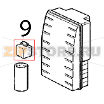 Rele 230/50/1 Scotsman BF 80 Rele 230/50/1 Scotsman BF 80Запчасть на деталировке под номером: 9