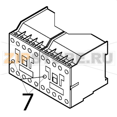 Contactor Silanos E1000 Contactor Silanos E1000Запчасть на деталировке под номером: 7