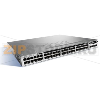 Коммутатор 48xGE, 5 AP, IP Base Cisco WS-C3850-48PW-S 