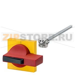 ДВЕРНОЙ ПРИВОД 8UC7 РУЧКА КРАСНАЯ, МАСКИРУЮЩАЯ РАМКА ЖЕЛТАЯ FOR SWITCH DISCONNECTOR 3KL52, 3KM52, 3KL53, 3KM53, 3KA FOR ACTUATING SHAFTS 8X8MM Siemens 8UC7222-3BB20 