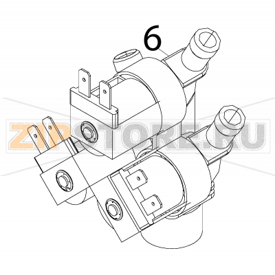 Triple solenoid valve 255.641 Fagor VG-201 Triple solenoid valve 255.641 Fagor VG-201Запчасть на деталировке под номером: 6Название запчасти Fagor на английском языке: Triple solenoid valve 255.641 VG-201.
