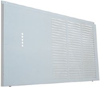 PANNELO INOX CON PRESE D'ARIA