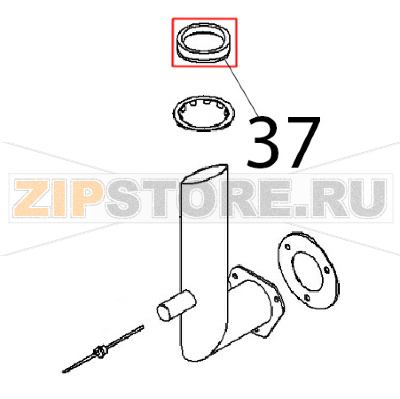 Anello tenuta Angelo Po BX61E Anello tenuta Angelo Po BX61EЗапчасть на деталировке под номером: 37